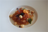 第02回['12.02.21]： 菊芋のクリームにオマール海老のコンソメジュレ カマルグ産の塩のクランブルとともに